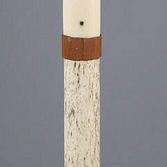 Whaler Made Clenched Fist Walking Stick, circa 1860