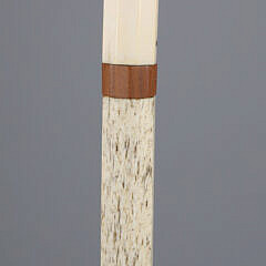 Whaler Made Clenched Fist Walking Stick, circa 1860