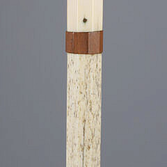Whaler Made Clenched Fist Walking Stick, circa 1860