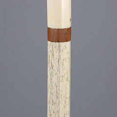 Whaler Made Clenched Fist Walking Stick, circa 1860