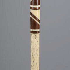 Whaler Made Turned Knob Walking Stick, circa 1860