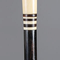 Whaler Made Turk’s Knot Walking Stick, circa 1870