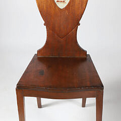19th Century Mahogany Shield Back Chair