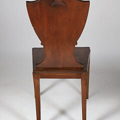 Mahogany Shield Back Hall Chair Possibly by Gillows, 19th Century