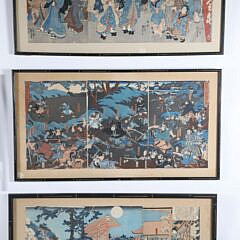 Collection of 9 Japanese Woodblock Prints