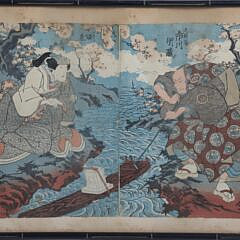 Collection of 9 Japanese Woodblock Prints