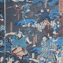 Collection of 9 Japanese Woodblock Prints
