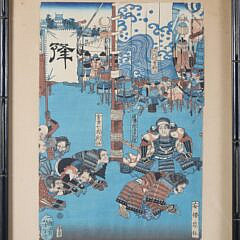 Collection of 9 Japanese Woodblock Prints