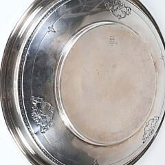 Gorham Sterling Silver Embossed Round Platter