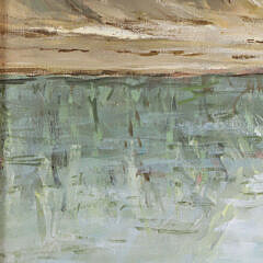 G. S. Hill (Americana b. 1944) Oil on Linen “Li River I China”