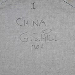 G. S. Hill (Americana b. 1944) Oil on Linen “Li River I China”