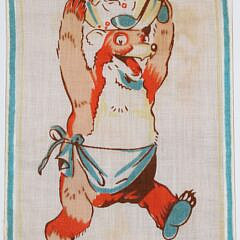 Framed Tony Sarg Cocktail Napkins “Playful Animals”