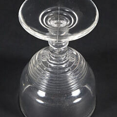 Set of Twelve Vintage Pressed Glass Cordials