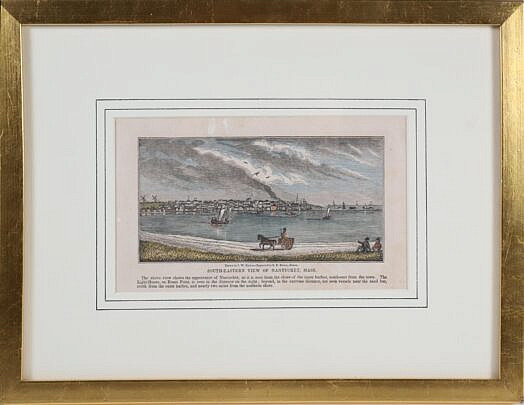 118-4121 S.E. Brown, Boston Engraving Southeastern View Nantucket A_IMG_9757