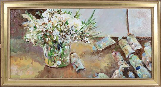 14-5114 Peter Guarino Oil Floral Still Life A_IMG_9785