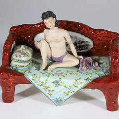 Chinese Porcelain Erotica Figural Group