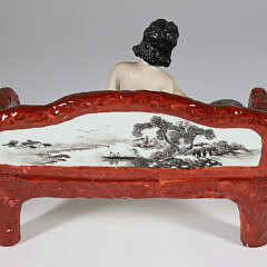 Chinese Porcelain Erotica Figural Group, Republic Period, Minguo 1912-1949