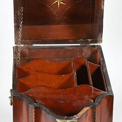 Inlaid Mahogany Knife Box, 18th Century
