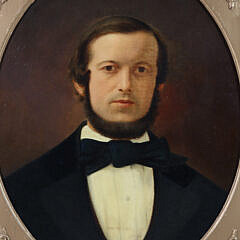 Oil on Canvas “Portrait of Captain John Crosby of Nantucket”