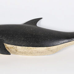 2-5455 Cark Voorhees Jr. Carved Porpoise A_IMG_9661