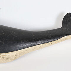 Clark Voorhees Jr. Carved and Painted Porpoise