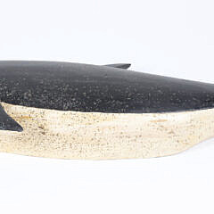 Clark Voorhees Jr. Carved and Painted Porpoise
