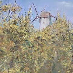 Karen Killen Pastel on Paper “Bloom at the Mill”
