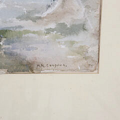 M.H. Congdon Watercolor on Paper “The Well Pump”
