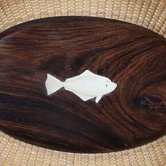 Jean M. Valerio Shallow Double Handle Nantucket Basket Tray, circa 20003