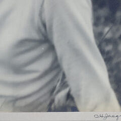 August 1931 Sconset, Nantucket Black and White Photograph of a Woman