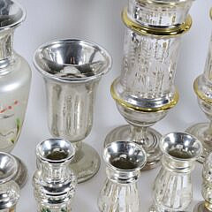 Large Collection of Antique Mercury Glass