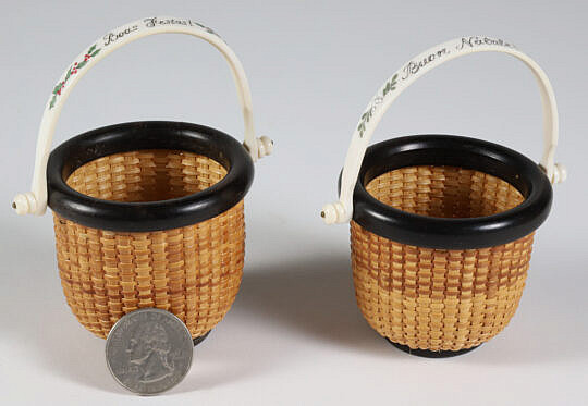 27-5535 Jean M. Valerio 2 Miniature Baskets A_IMG_9855