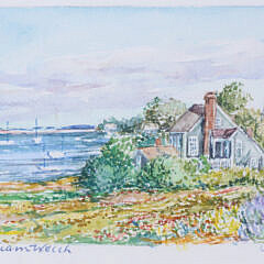Group of Four William Welch Watercolors on Paper