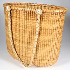 Jean M. Valerio Woven Nantucket Bucket Purse, circa 2006