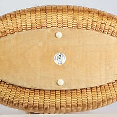 Jean M. Valerio Woven Nantucket Bucket Purse, circa 2006