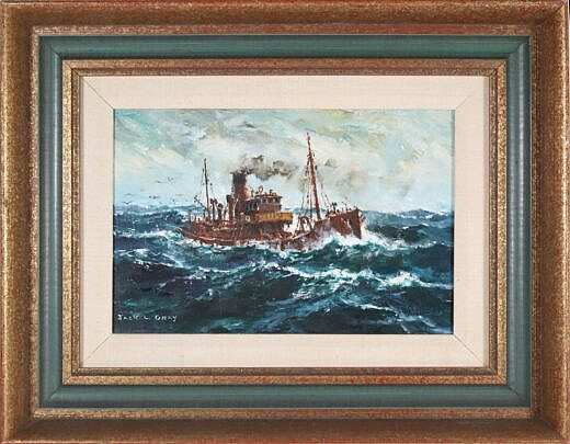 3-3990 Jack Gray Oil Trawler at Sea A_IMG_9647