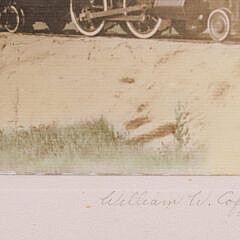 William W. Coffin Tinted Photograph of “The Old Nantucket Railroad”