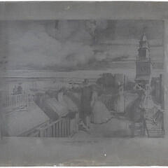 30-4050 Edgar W. Jenney Original Metal Engraving Up on the Walk A_IMG_9740