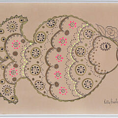 Polly Bushong Pen and Ink on Paper “The Conceited Perch”