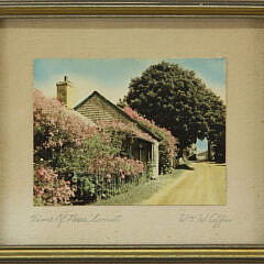 Two Vintage Hand Tinted Nantucket Photographs