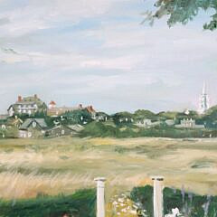 Paul Longnecker Oil on Canvas “Lily Pond, Nantucket”