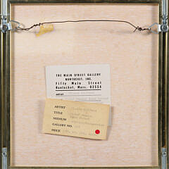 Elaine Gifford Etching and Watercolor Painting “Chief Joseph”