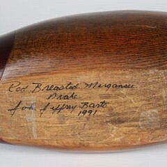 Two John Jeffrey Barto Polychrome Carved Wood Decoys