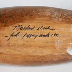 Two John Jeffrey Barto Polychrome Carved Wood Decoys