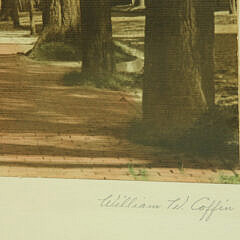 William W. Coffin Hand Tinted Photograph “Main Street, Nantucket”