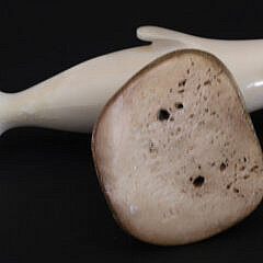 Edwin Nunguk Vintage Inuit Carved Whale