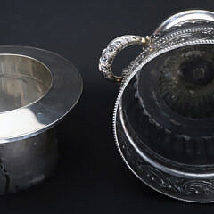 Antique Silver Plated Wine Chiller, 19th Century