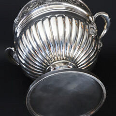 Antique Silver Plated Wine Chiller, 19th Century