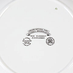 Set of Six Wedgwood Kruger National Park Wildlife Portrait Plates