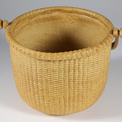 George Davis Nantucket Ceramic Basket, circa 1988